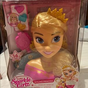 Zuru Sparkle Girlz Styling Princess Head – Pink & Gold